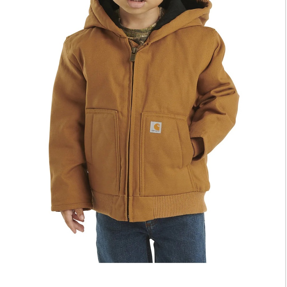 Carhartt Brown Hooded Insulated Active Jacket | 18M